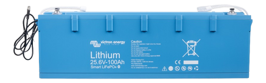 Victron Lithium LiFePO4 Battery | 25.6V 100Ah | Smart (BAT524110610)