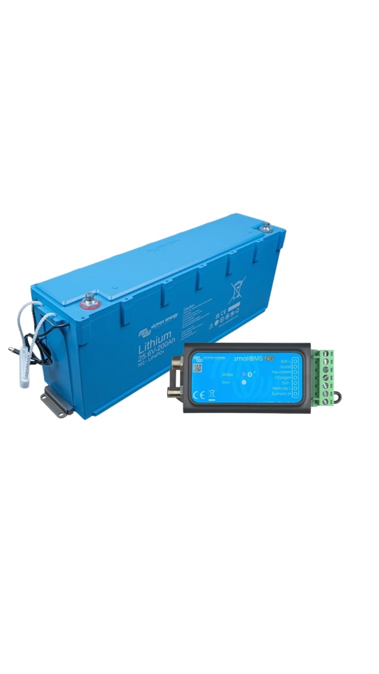 NG BUNDLE DEAL 1 - Victron LiFePO4 Battery 12.8V/200Ah NG and Victron Small BMS NG