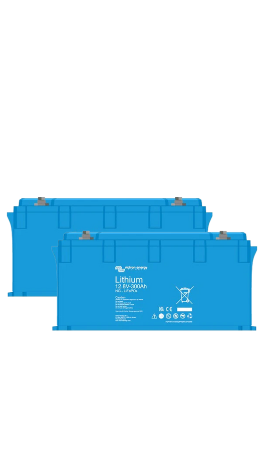 NG BUNDLE DEAL 4 - Victron LiFePO4 Battery 12.8V/300Ah NG x2