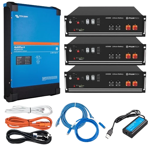 Pylontech 10.5kWh / Victron 5kVa Inverter Charger Off-Grid Starter Bundle