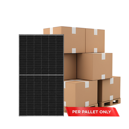 Jinko 510 Watt 204 Cell TIGER NEO III Mono-Facial Dual Glass 30mm Black Frame Solar Panel PALLET OF 37