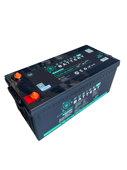 V-LFP-36-100EV | 38.4v 100AH Fusion Lithium Battery | EV Deep Cycle w/12A charger