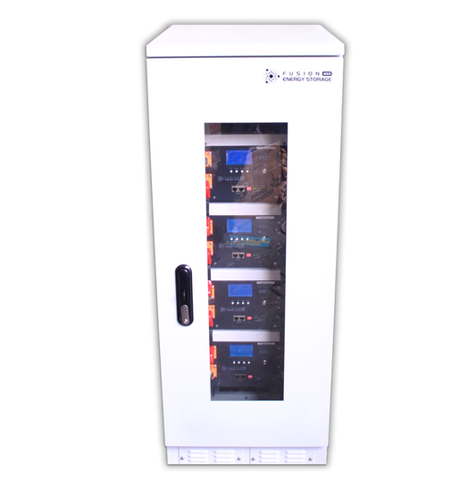 IP65 20.48 kWh | Fusion Lithium  | 4 Tier Outdoor Cabinet