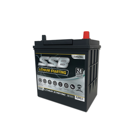 LS40ZAL | 12v 30Ah 800CCA SSB Lithium | Starting Battery