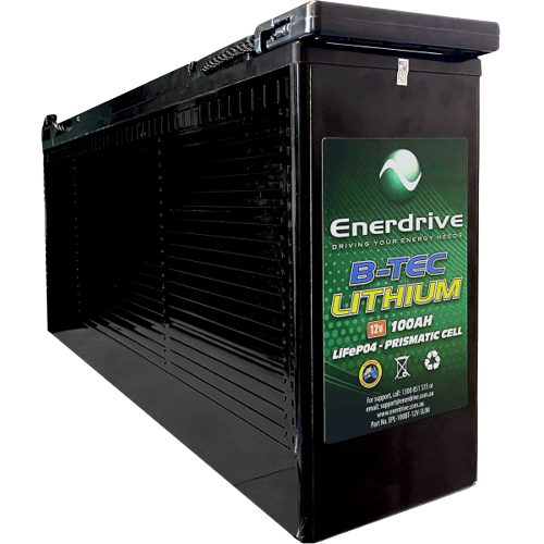 Enerdrive | 100AH SLIM CASE BATTERY | 12V B-TEC LIFEPO4