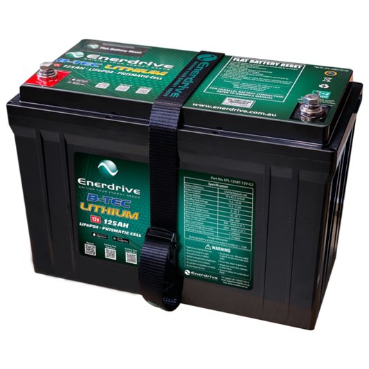 Enerdrive | 125A LIFEPO4 BATTERY | 12V B-TEC GEN2 (EPL-125BT-12V)
