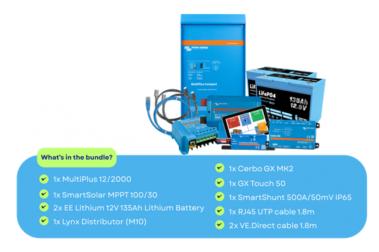 12v Off-Grid Pack | Victron & Energy Eco