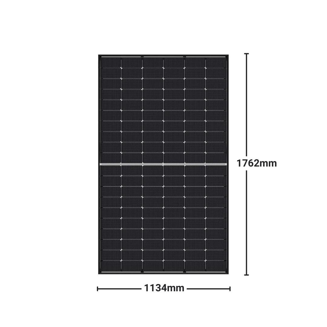 Jinko 440 Watt 108 Cell Tiger Neo Satin Mono-Facial N-Type 30mm All-Black Solar Panel