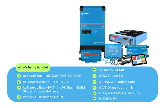 48v Off-Grid Pack | Victron & Energy Eco Semi-Solid State Lithium Battery
