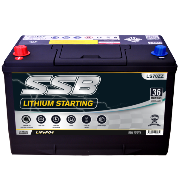 LS70ZZ | 12v 100Ah 1600CCA SSB Lithium | Starting Battery