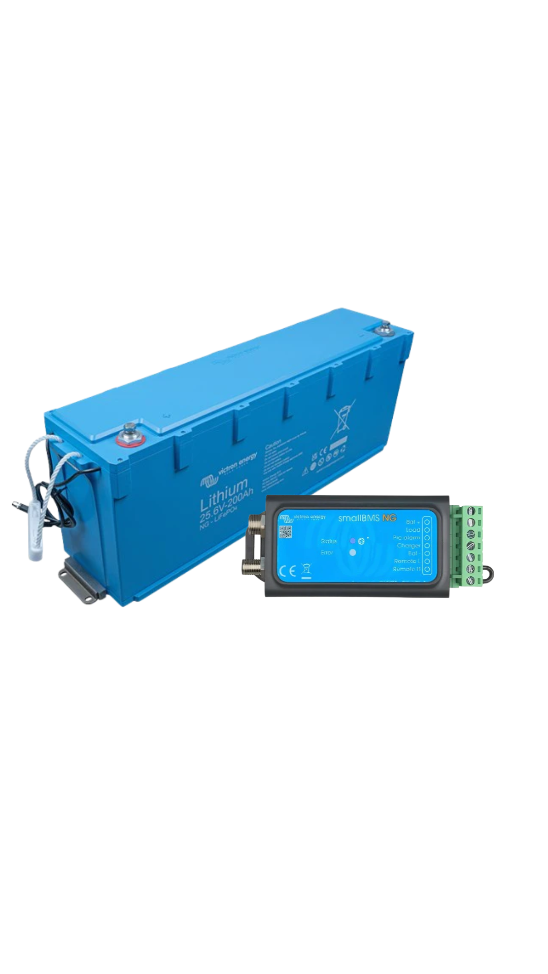 NG BUNDLE DEAL 1 - Victron LiFePO4 Battery 12.8V/200Ah NG and Victron Small BMS NG