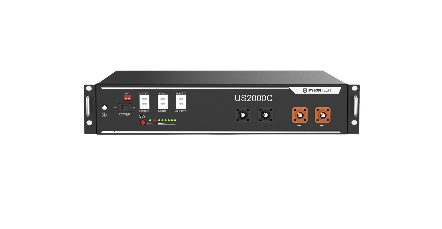 Pylontech | US2000C | 48-volt 2.4kWh | Lithium Battery