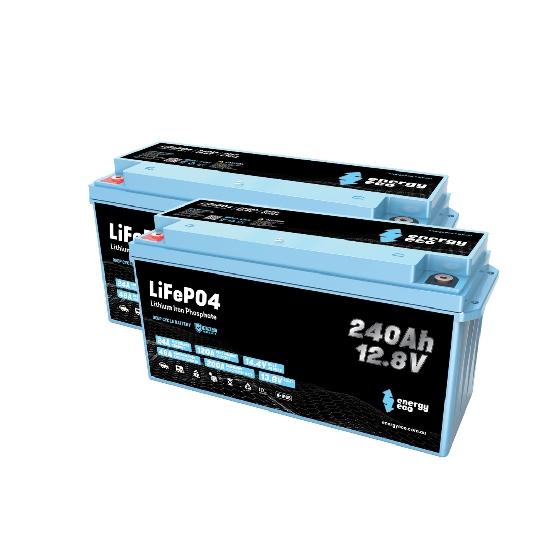 Energy Eco EE12-240-BT-DC — 12V 240Ah LiFePO₄ Battery with External Reset Connector