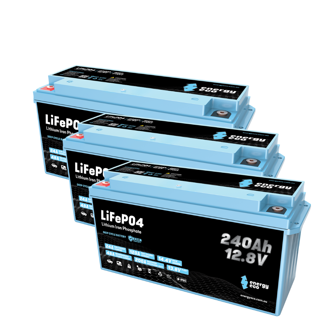 Energy Eco EE12-240-BT-DC — 12V 240Ah LiFePO₄ Battery with External Reset Connector