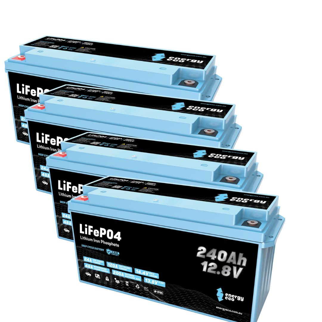 Energy Eco EE12-240-BT-DC — 12V 240Ah LiFePO₄ Battery with External Reset Connector