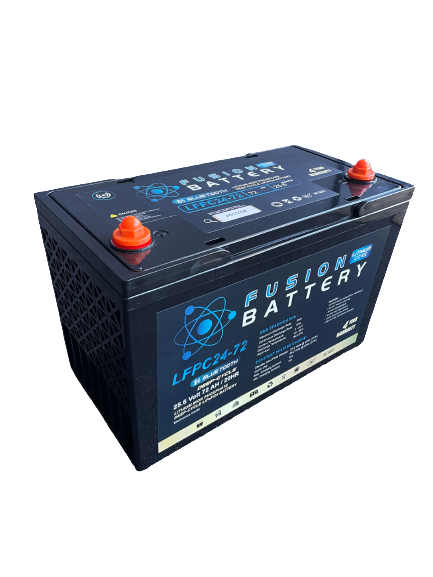 LFPC24-72 | 24v 72AH Fusion Lithium Battery | EV Deep Cycle