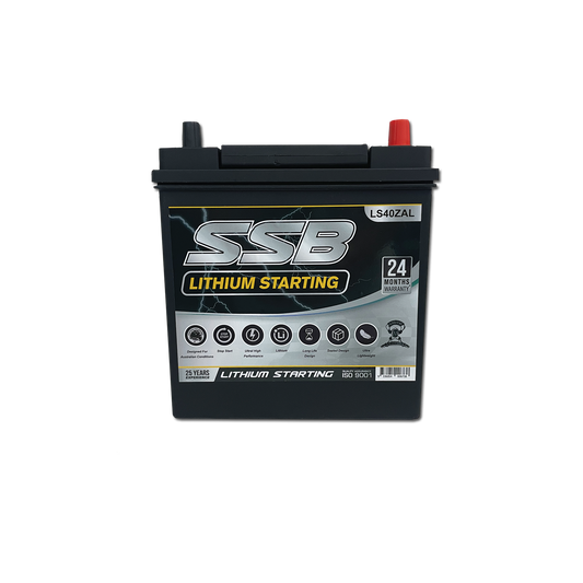 LS40ZAL | 12v 30Ah 800CCA SSB Lithium | Starting Battery