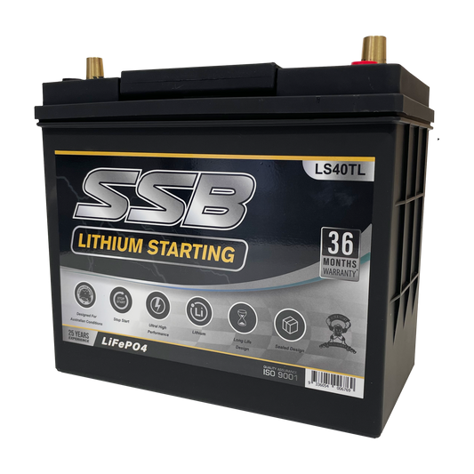 LS40TL | 12v 40Ah 1000CCA SSB Lithium | Starting Battery