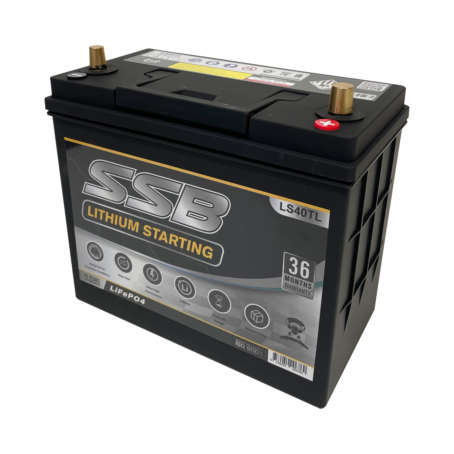 LS40TL | 12v 40Ah 1000CCA SSB Lithium | Starting Battery