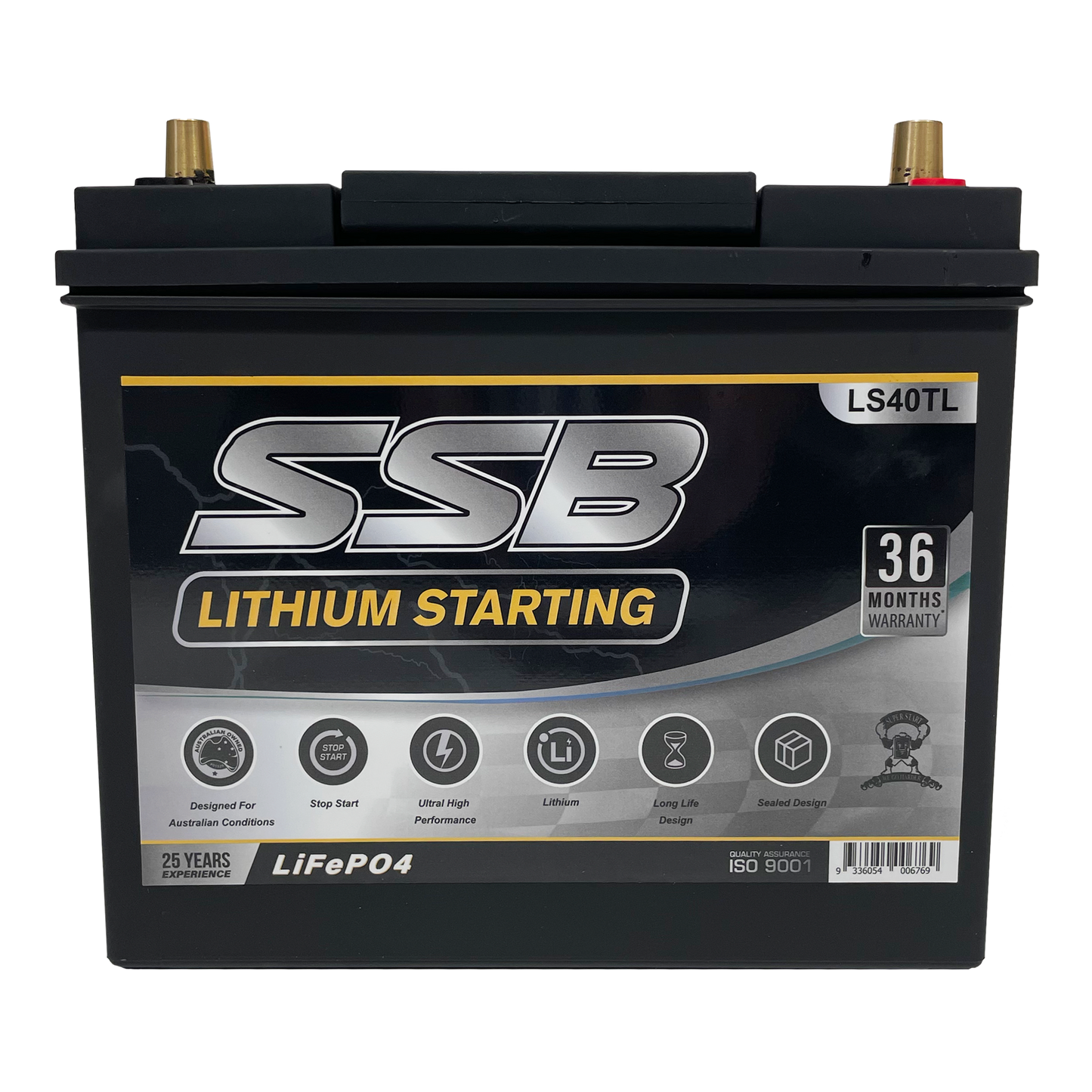 LS40TL | 12v 40Ah 1000CCA SSB Lithium | Starting Battery