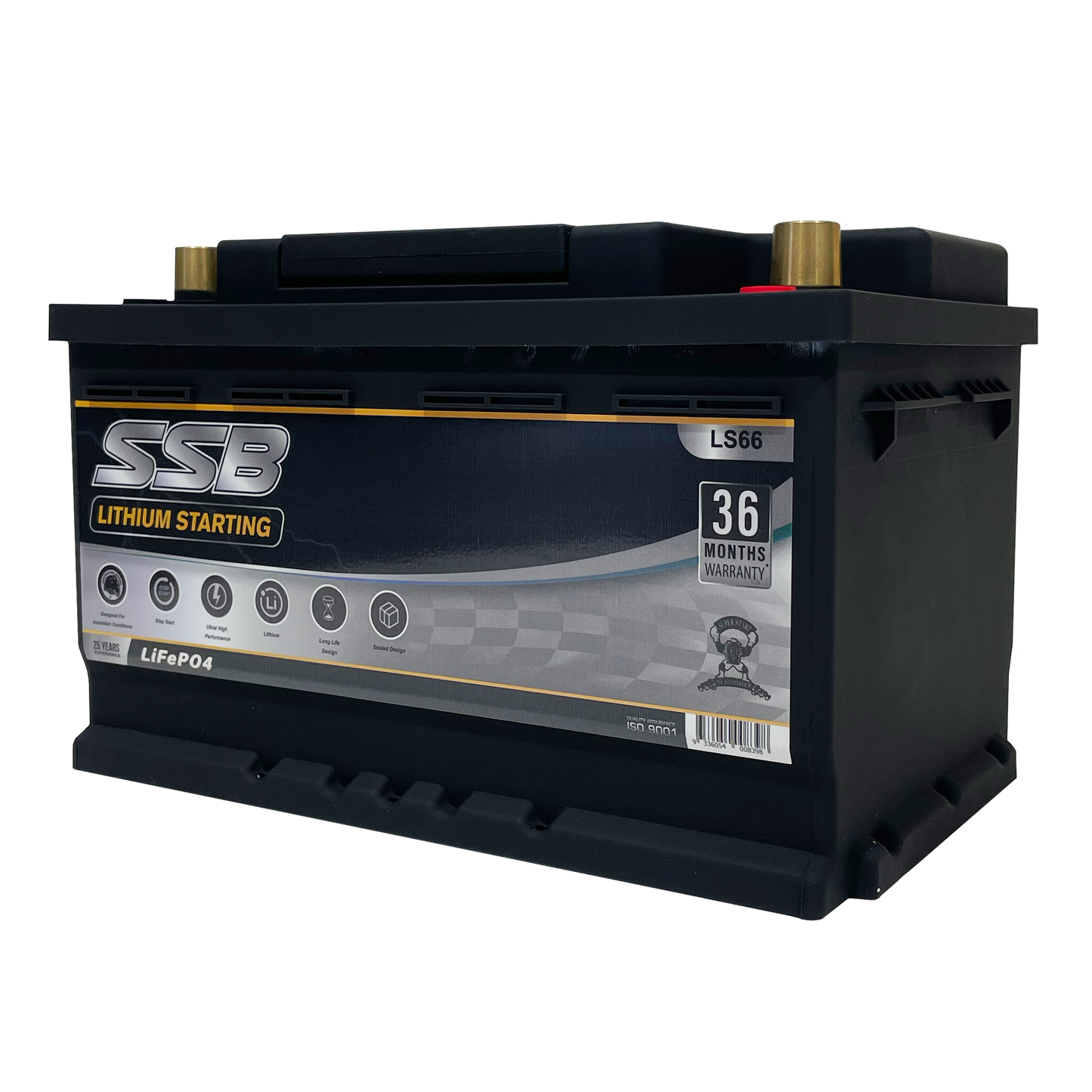 LS66 | 12v 60Ah 1400CCA SSB Lithium | Starting Battery