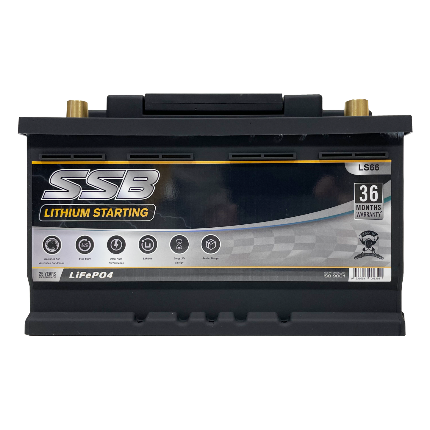 LS66 | 12v 60Ah 1400CCA SSB Lithium | Starting Battery