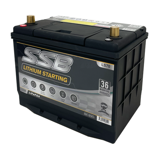 LS70 | 12v 60Ah 1400CCA SSB Lithium | Starting Battery