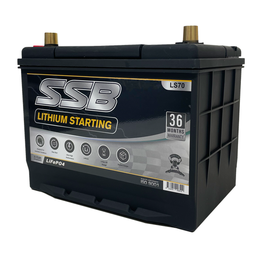 LS70 | 12v 60Ah 1400CCA SSB Lithium | Starting Battery