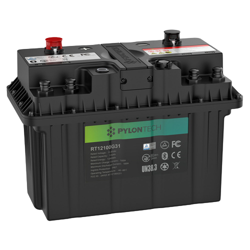Pylontech IP67 | 12V 100Ah | Lithium Iron Battery LifePO4 | RT12100G31