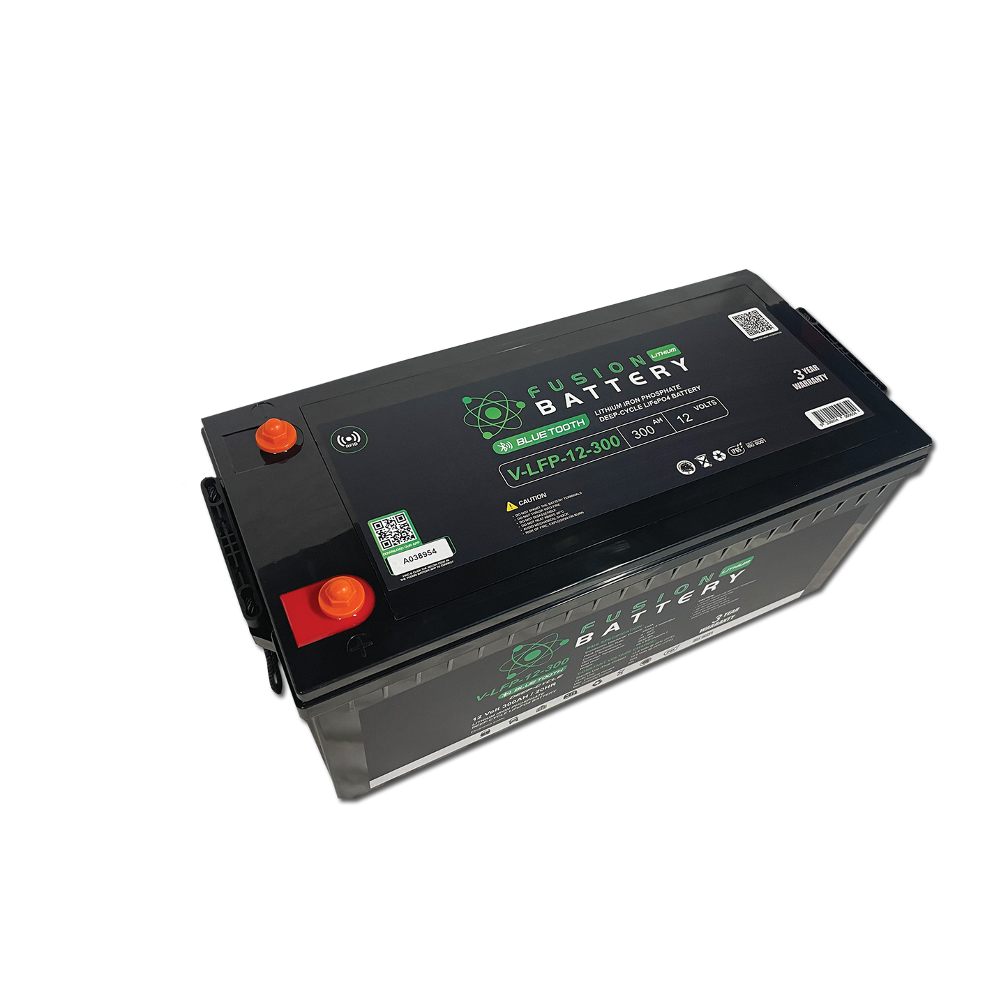 V-LFP-12-300 | 12v 300AH Fusion Lithium Battery | Deep Cycle
