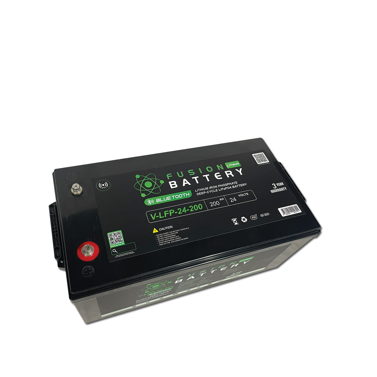 V-LFP-24-200 | 24v 200AH Fusion Lithium Battery | Deep Cycle