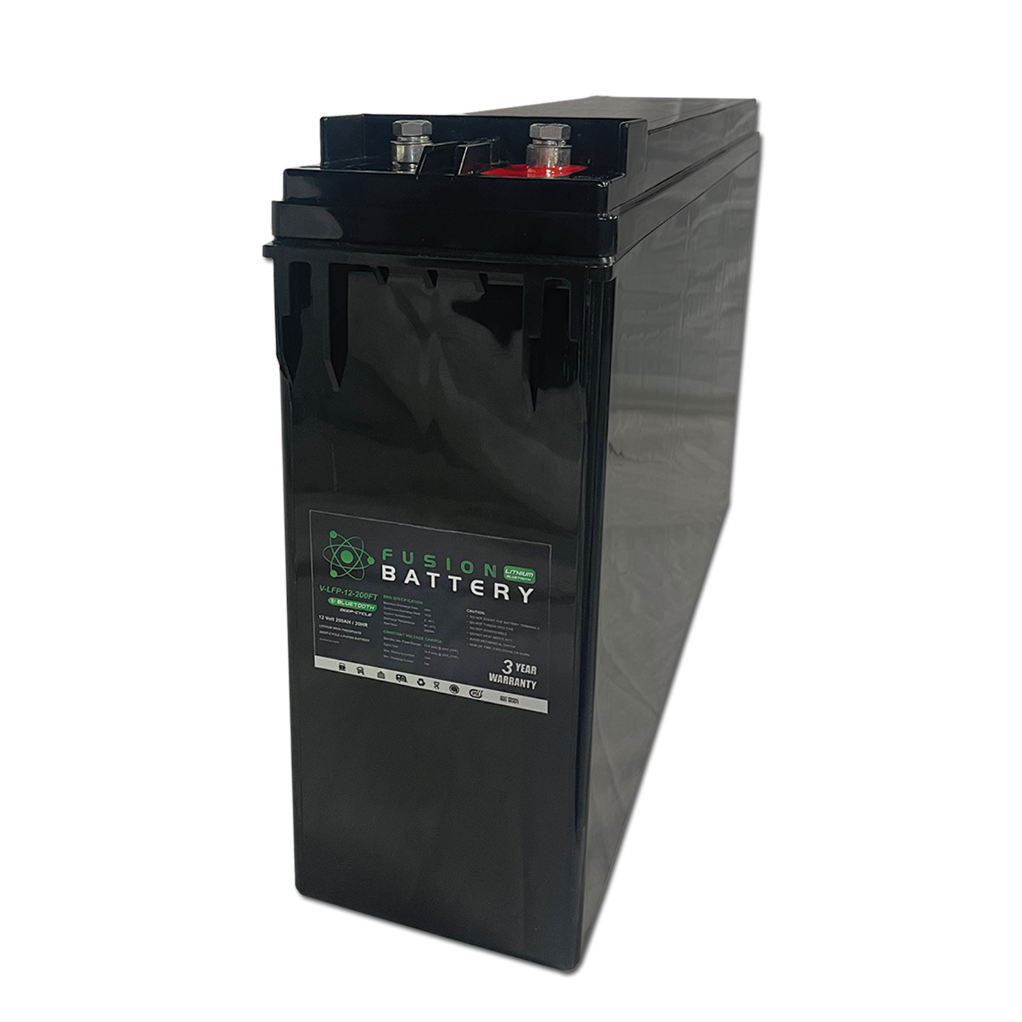 V-LFP-12-200FT | 12v 200AH Fusion Lithium Battery | Deep Cycle
