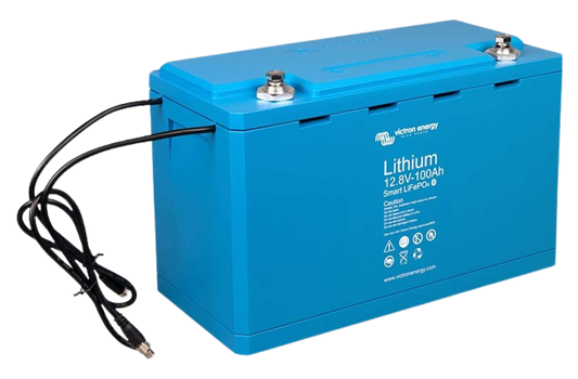 Victron Lithium LiFePO4 Battery | 12.8V 100Ah | Smart (BAT512110610)