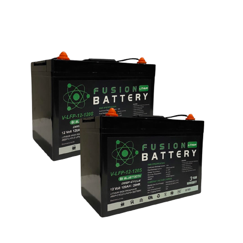 V-LFP-12-120S | 12v 120AH Fusion Lithium Battery | Deep Cycle